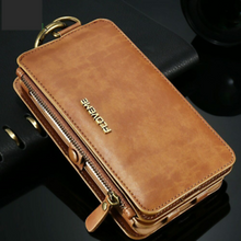 Load image into Gallery viewer, Retro Wallet Phone Case For iPhone Leather Bag Cover Clutch
